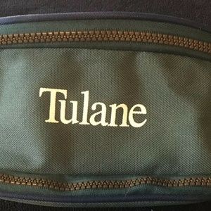 Vintage Tulane University Green Wave Fanny Pack